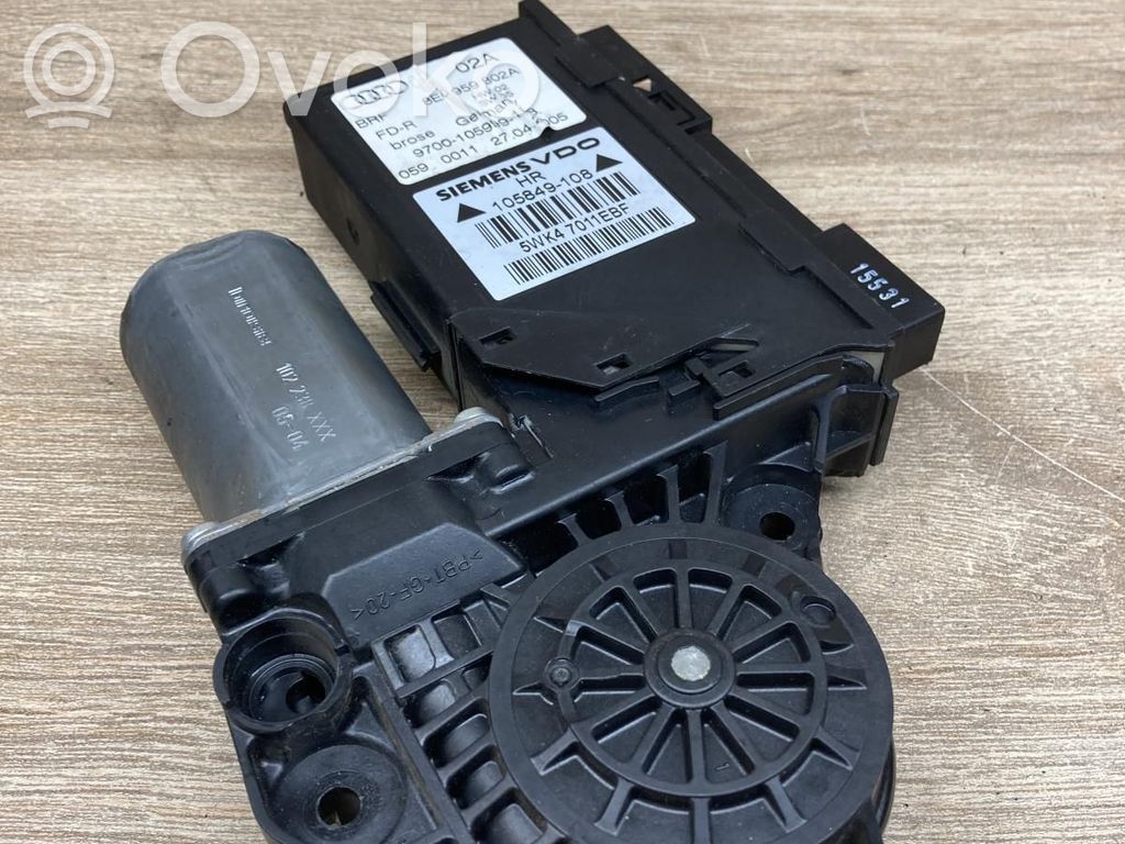 Audi A4 S4 B6 8E 8H Motor macara geam ușă față