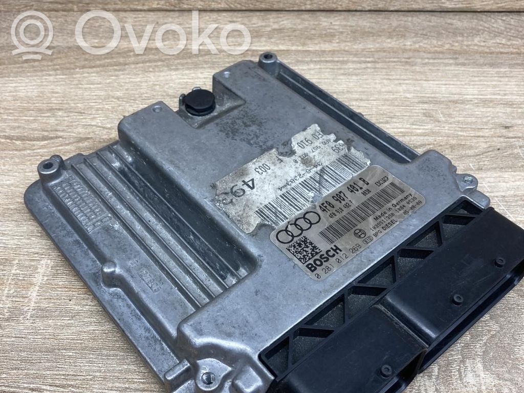 Audi A6 S6 C6 4F Unidad de control/módulo ECU del motor 