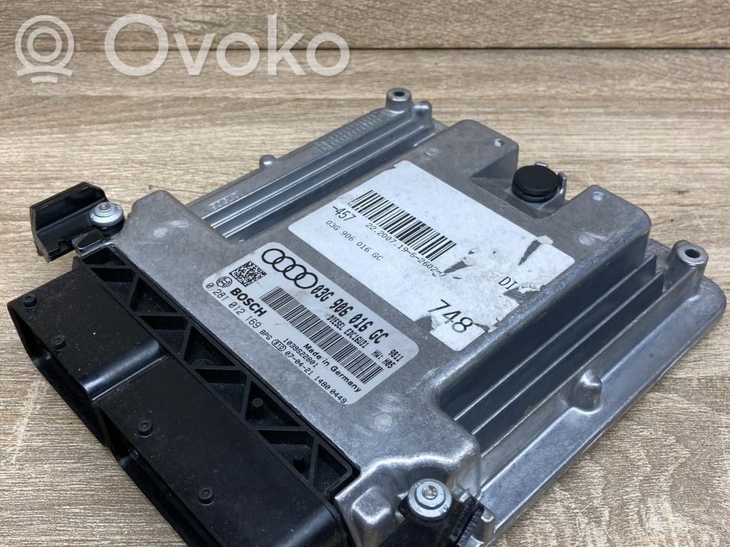 Audi A6 S6 C6 4F Unidad de control/módulo ECU del motor 