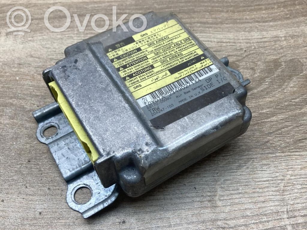 Toyota Avensis T250 Centralina/modulo airbag