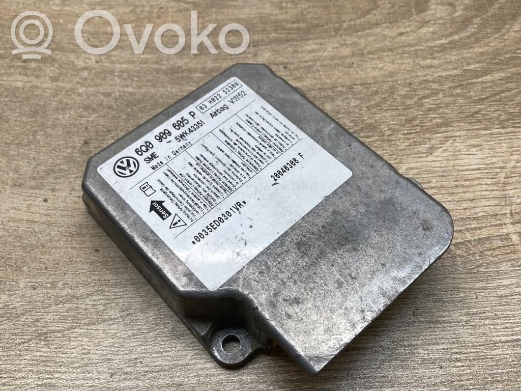 Centralina/modulo airbag   6Q0909605P,5WK43351