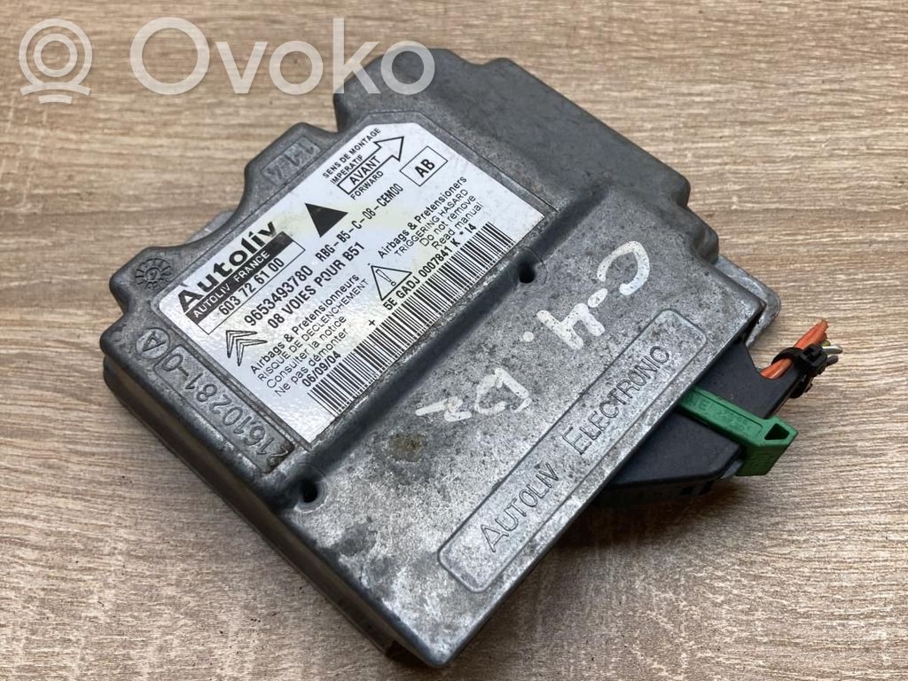 Citroen C4 I Centralina/modulo airbag 
