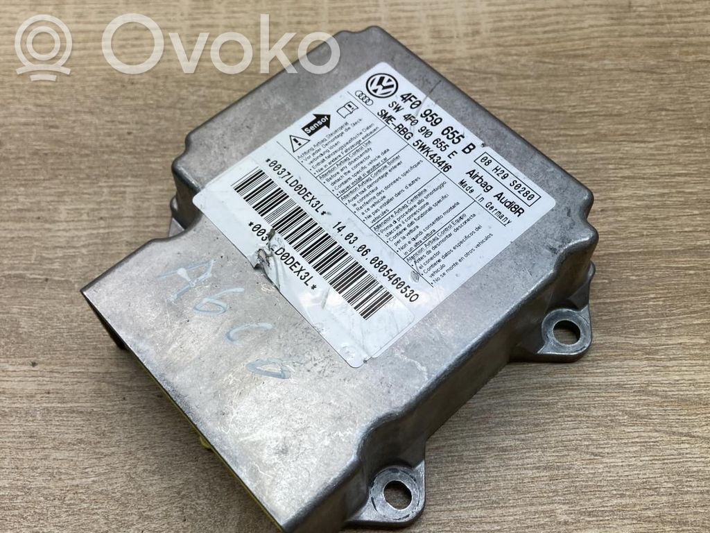 Audi A6 S6 C6 4F Unitate/modul de comandă airbaguri 