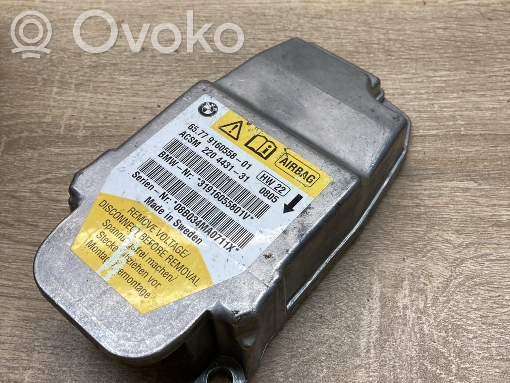 Sterownik / Moduł Airbag   9160558,22044313