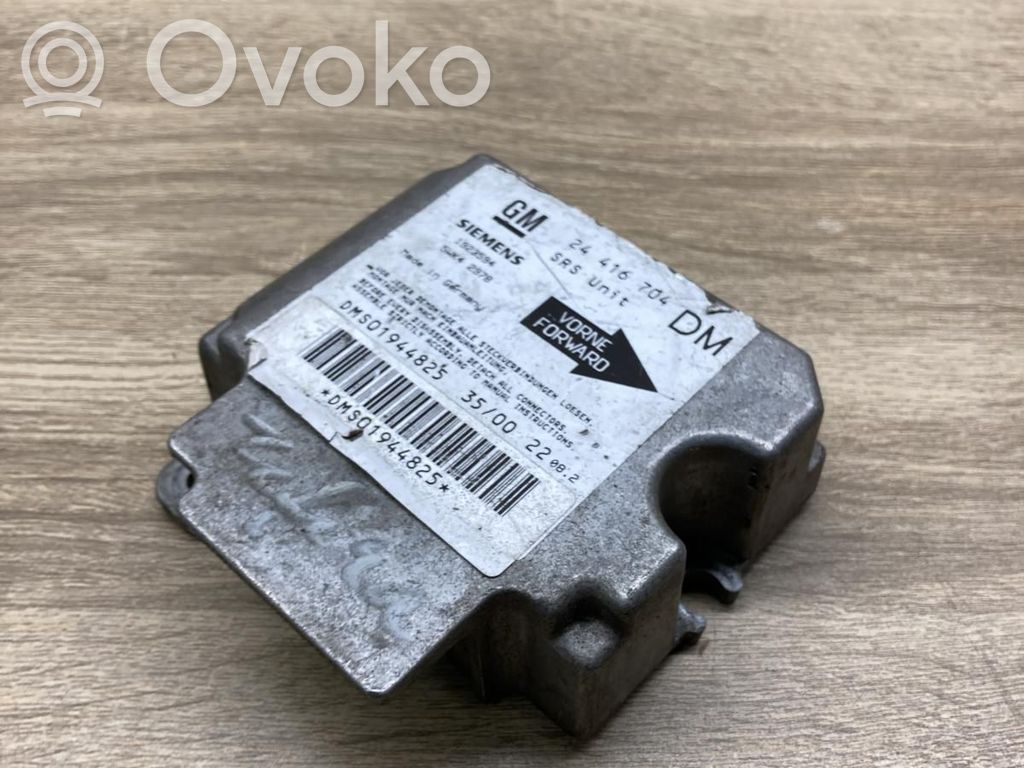 Opel Zafira A Module de contrôle airbag
