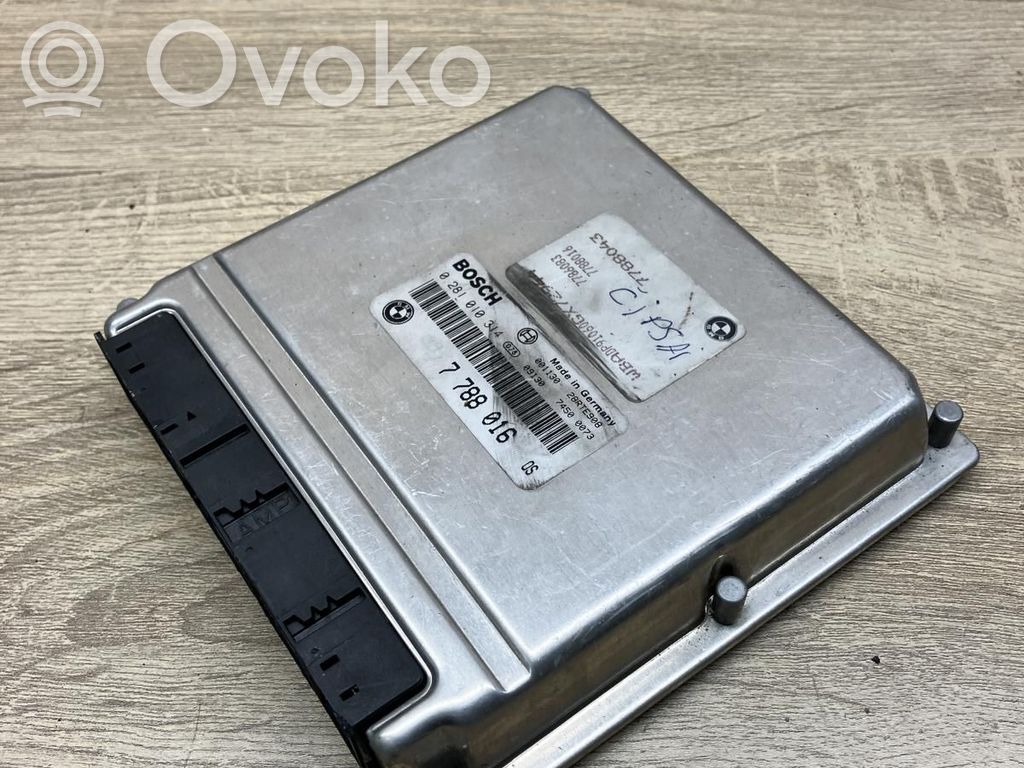 BMW 3 E46 Unité de commande, module ECU de moteur 