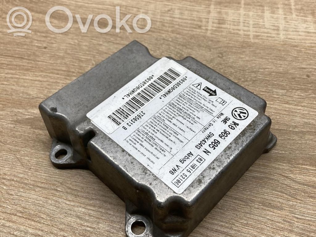 Volkswagen Golf Plus Module de contrôle airbag