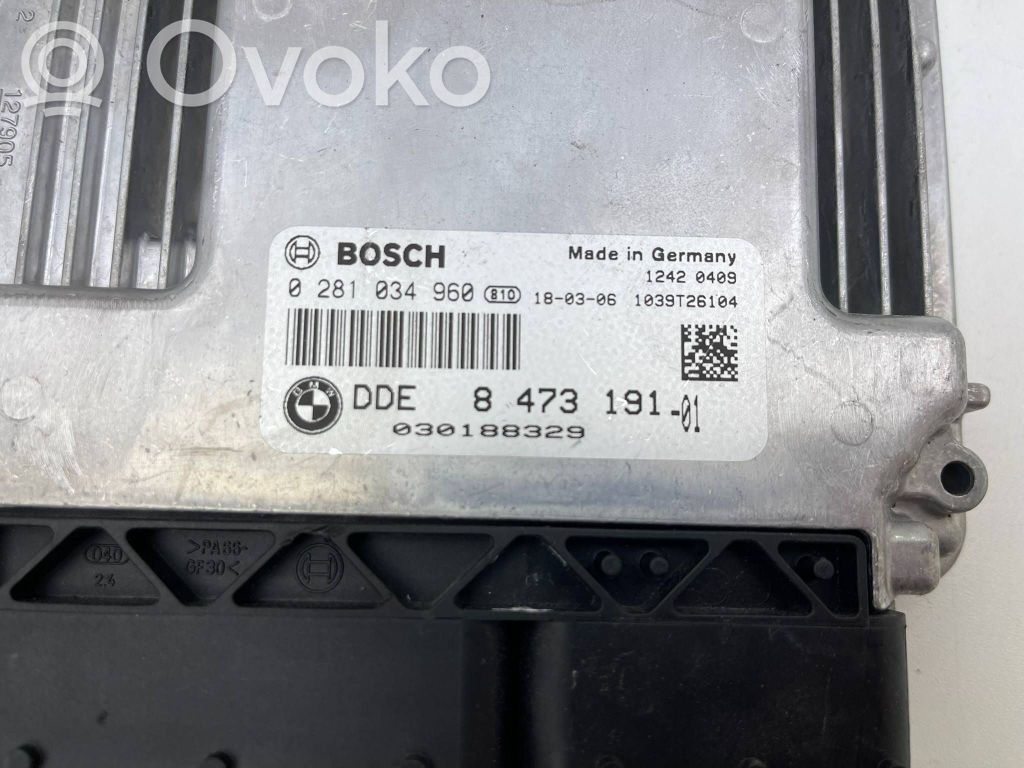 Engine control unit/module   8473191,030188329,0281034960