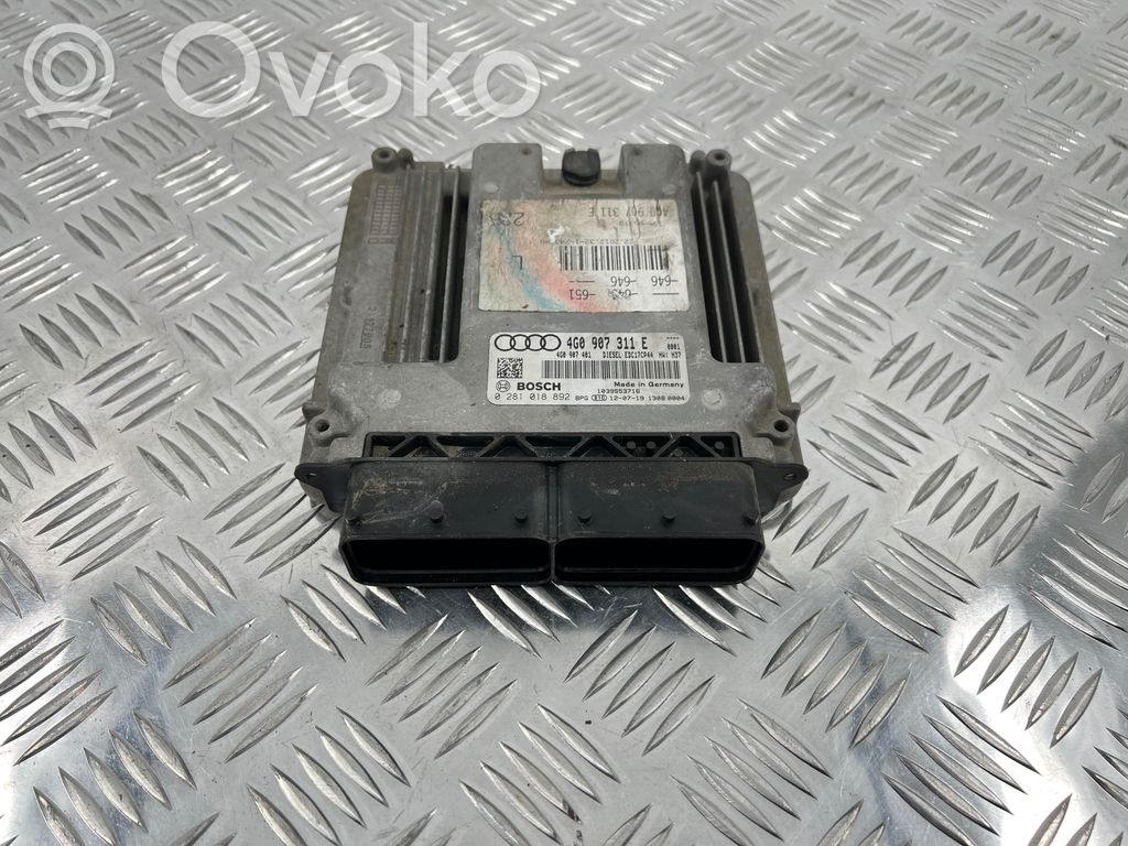 Engine control unit/module   4G0907311E,4G0907401,0281018892