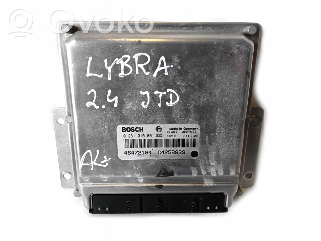 Lancia Lybra Engine control unit/module 