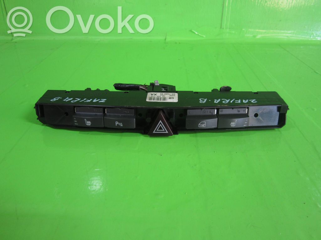 Opel Zafira B Hazard light switch 