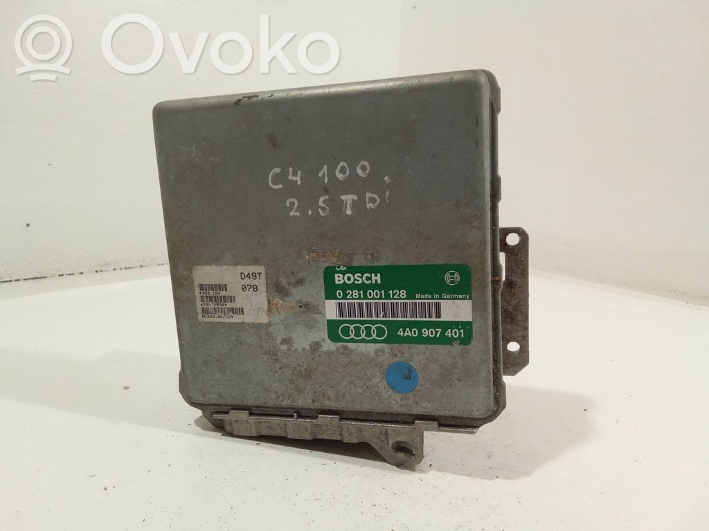 Engine control unit/module   4A0907401,0281001128