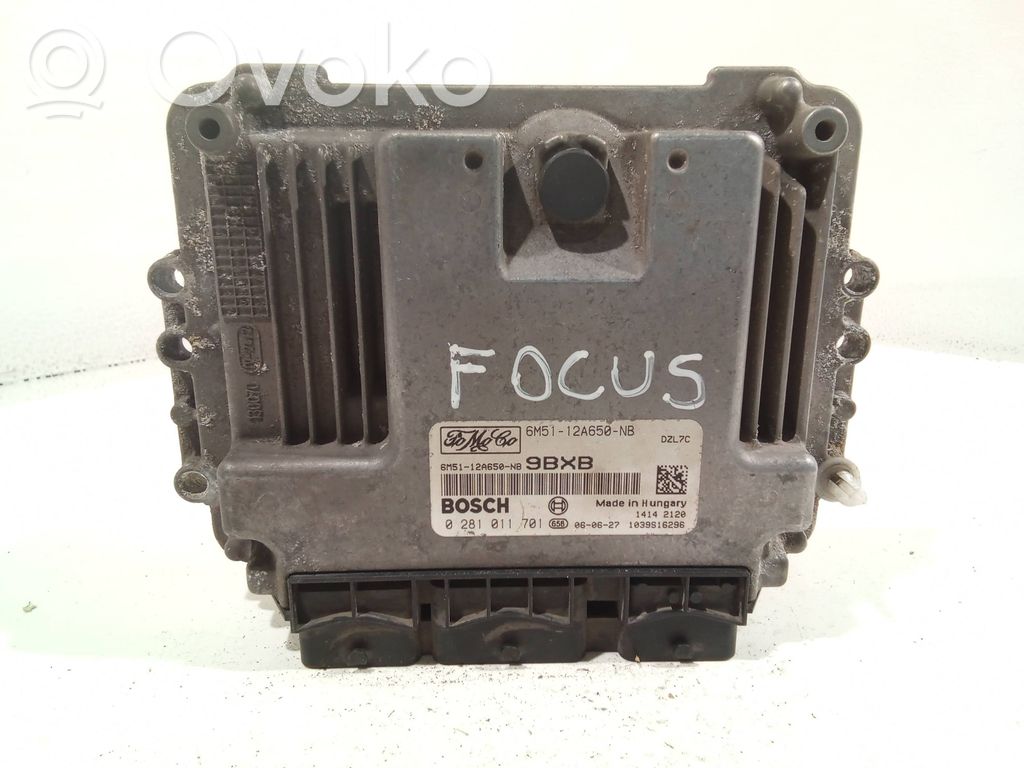 Engine control unit/module   6M5112A650NB,0281011701