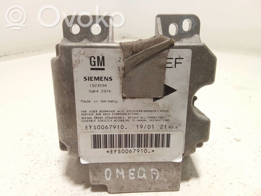 Airbag control unit/module   1923594,5WK42974,EFS0067910