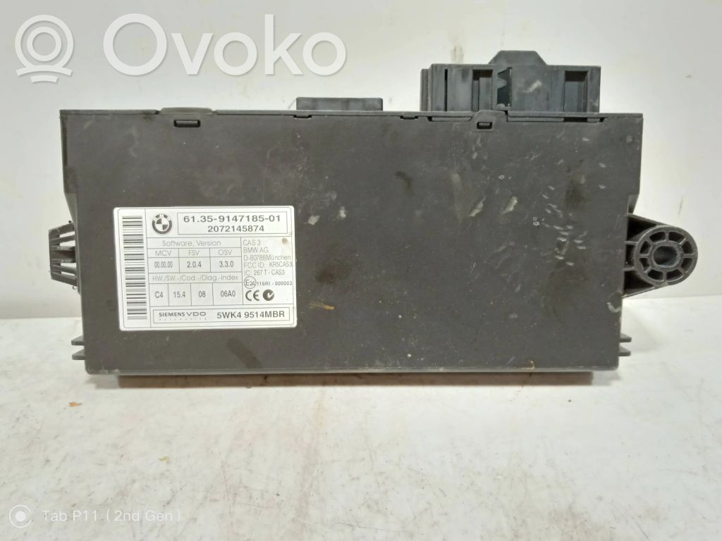 BMW X5 E53 Unité de contrôle module CAS 