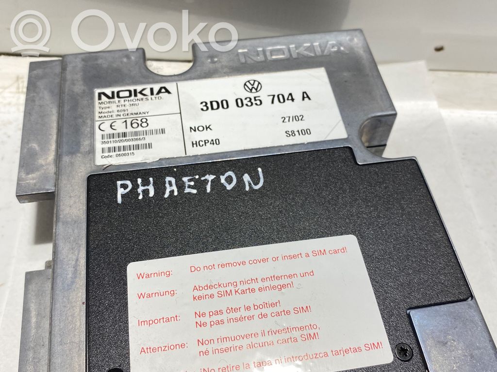 Volkswagen Phaeton Phone control unit/module 