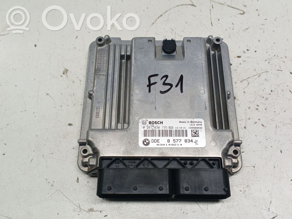 BMW 3 F30 F35 F31 Engine control unit/module 