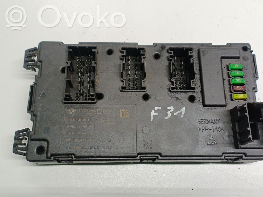 BMW 3 F30 F35 F31 Autres unités de commande / modules 