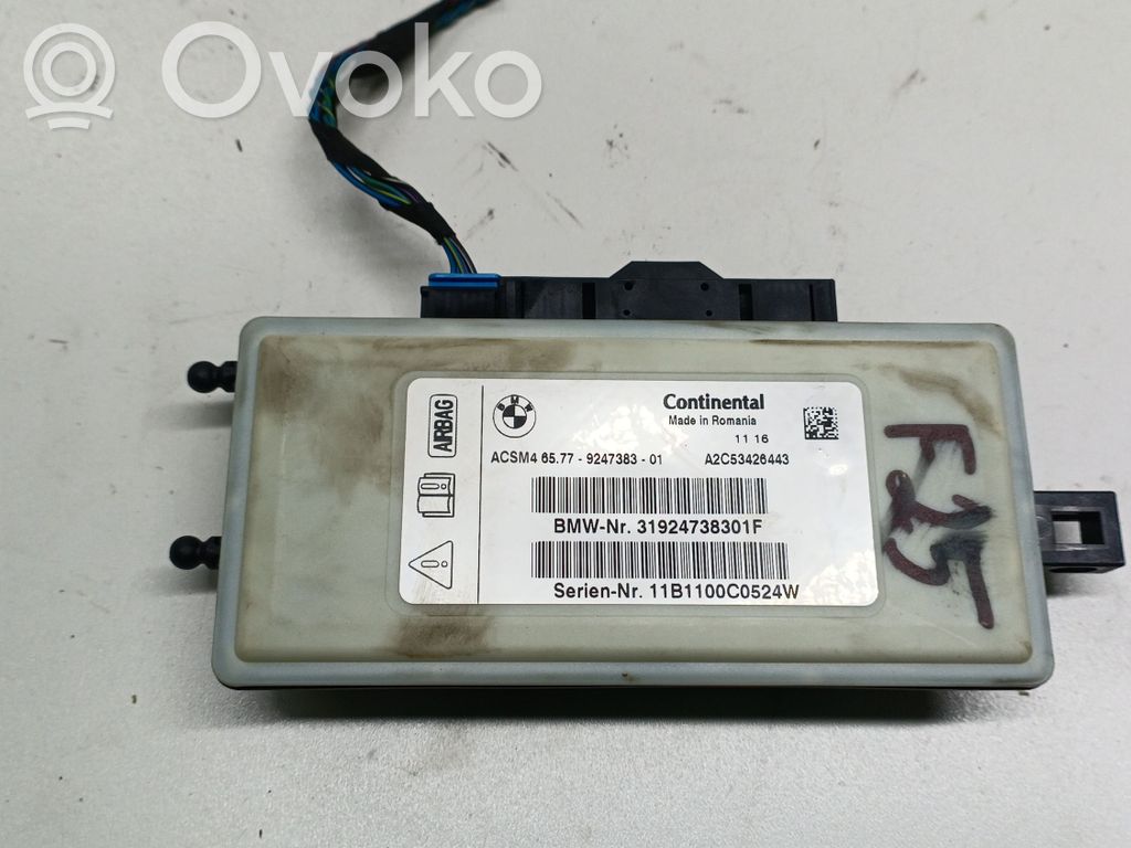 BMW X3 F25 Sterownik / Moduł Airbag 