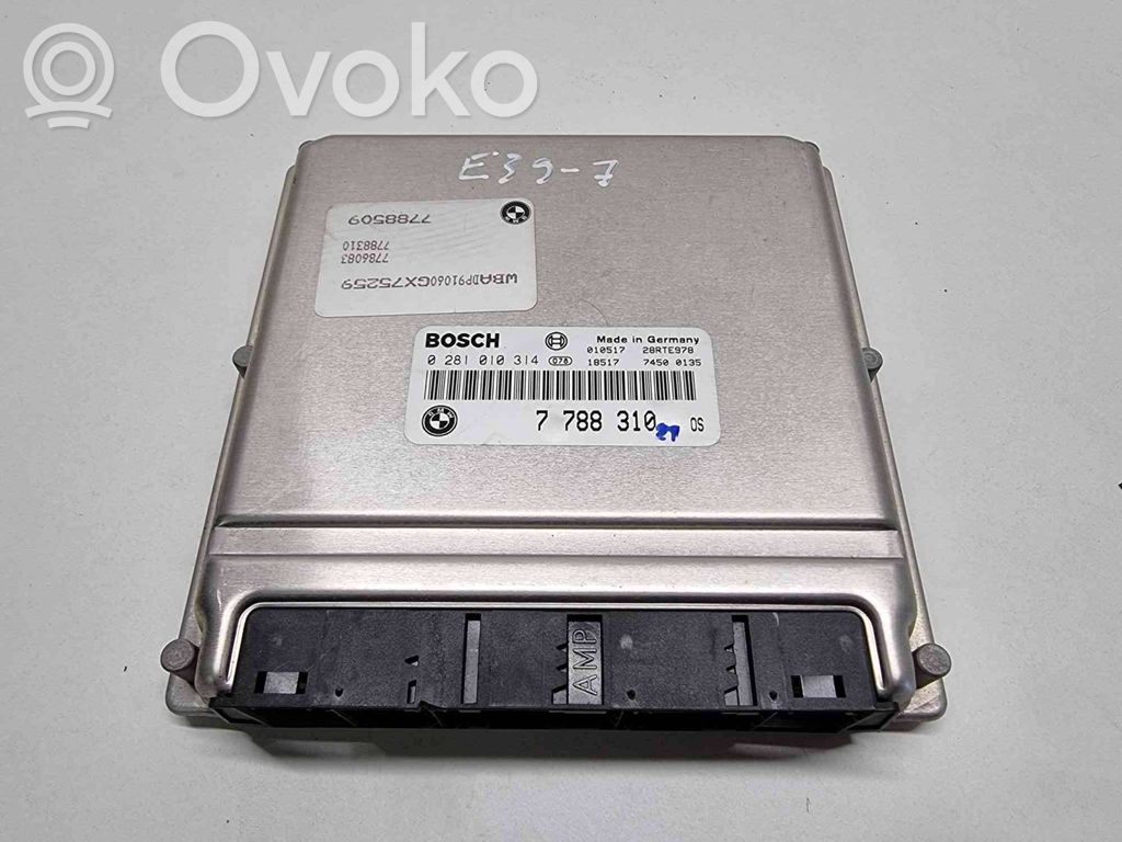 BMW 5 E39 Unitate/modul de control motor 