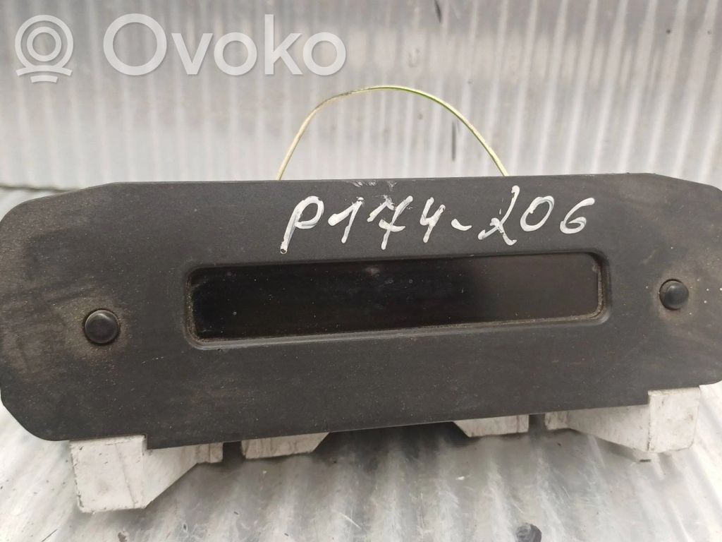 Peugeot 206 Monitor / wyświetlacz / ekran 