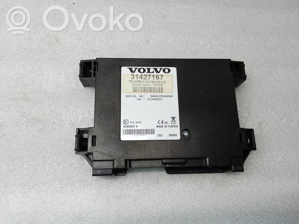 Phone control unit/module   31346033,31427167,300033560080