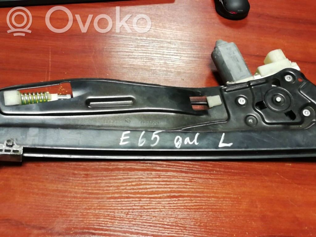 BMW 7 E65 E66 Mécanisme lève-vitre de porte arrière avec moteur 