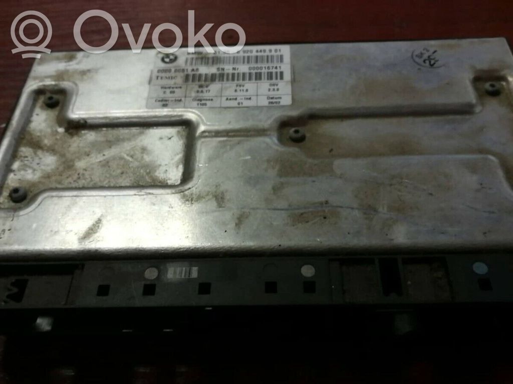 BMW 7 E65 E66 Seat control module 