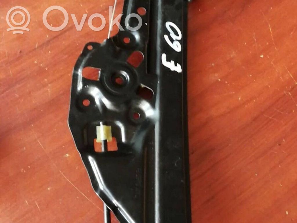 BMW 5 E60 E61 Mécanisme lève-vitre de porte arrière avec moteur 