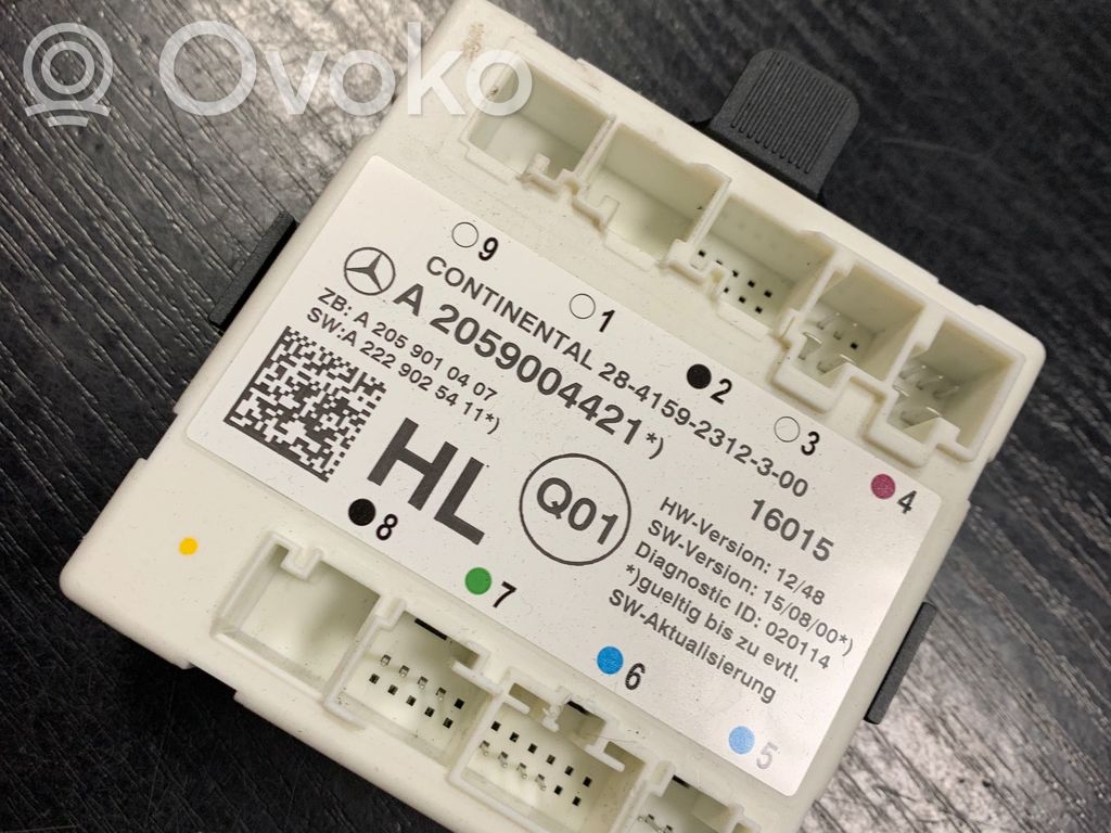 Mercedes-Benz C W205 Door control unit/module 