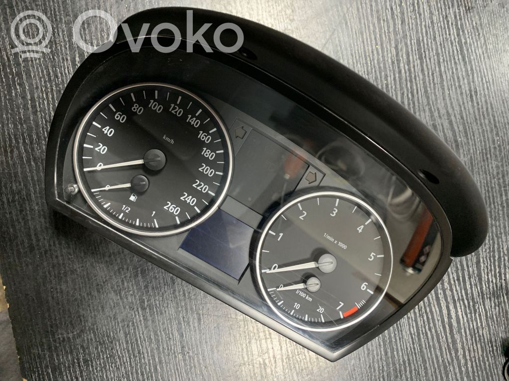 BMW 3 E90 E91 Speedometer (instrument cluster) 