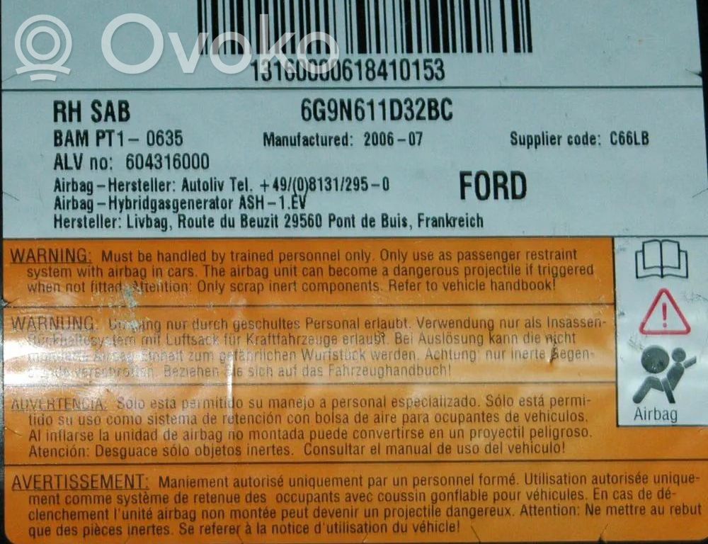 Ford Galaxy Sitz-Airbag 