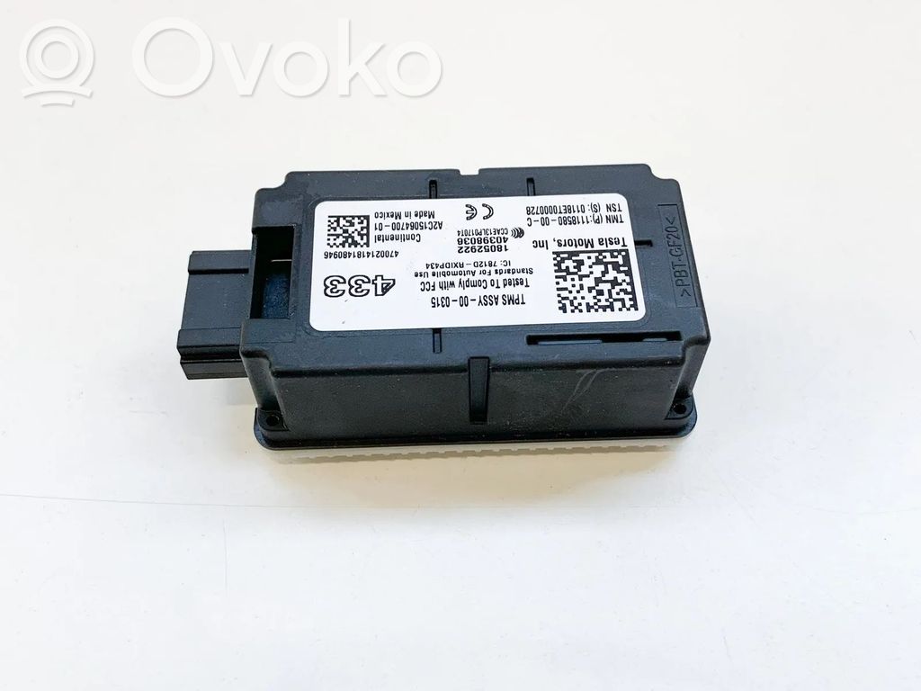 Tesla Model 3 Module de pression des pneus 
