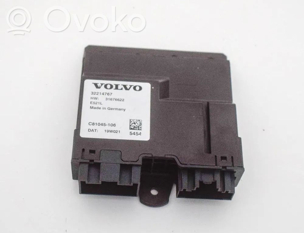 Volvo S90, V90 Tailgate/trunk control unit/module 