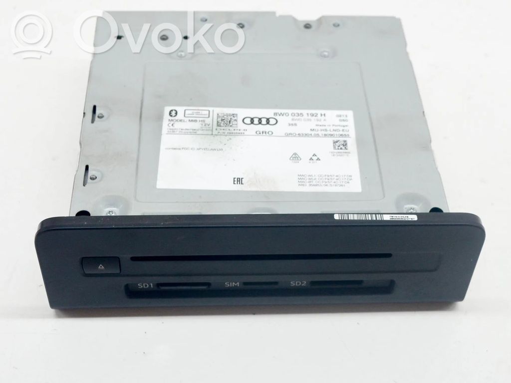 Audi A4 S4 B9 8W GPS navigation control unit/module 
