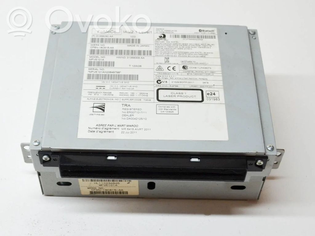 Volvo V60 Unitate principală radio/CD/DVD/GPS 