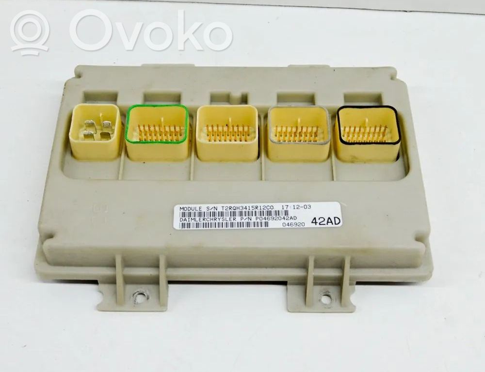Chrysler Pacifica Korin keskiosan ohjainlaite 