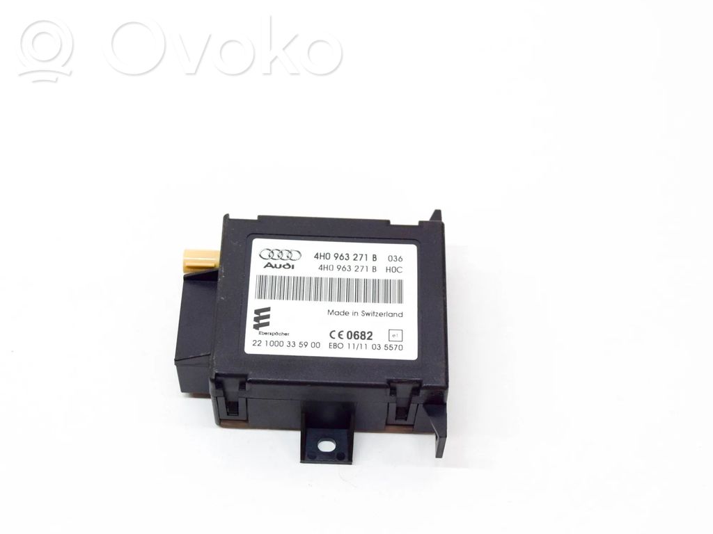 Audi A6 S6 C7 4G Unité de commande chauffage Webasto 