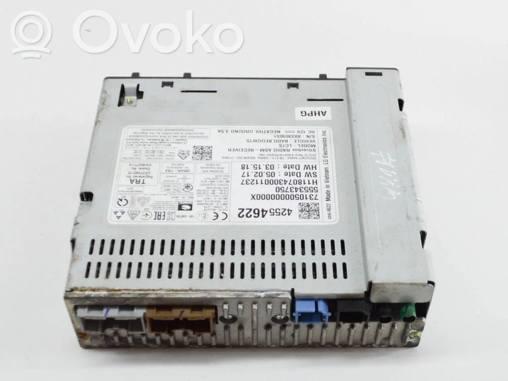 Panel / Radioodtwarzacz CD/DVD/GPS   555343750,10R048739,42554622