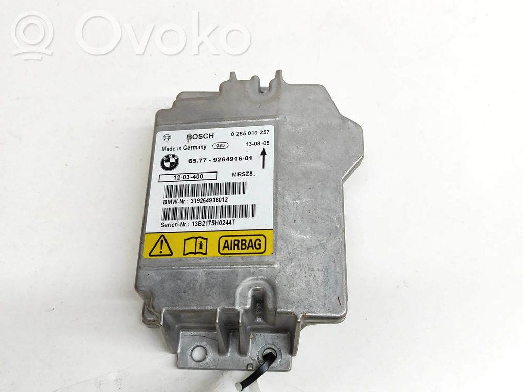 BMW 1 E82 E88 Unidad de control/módulo del Airbag 