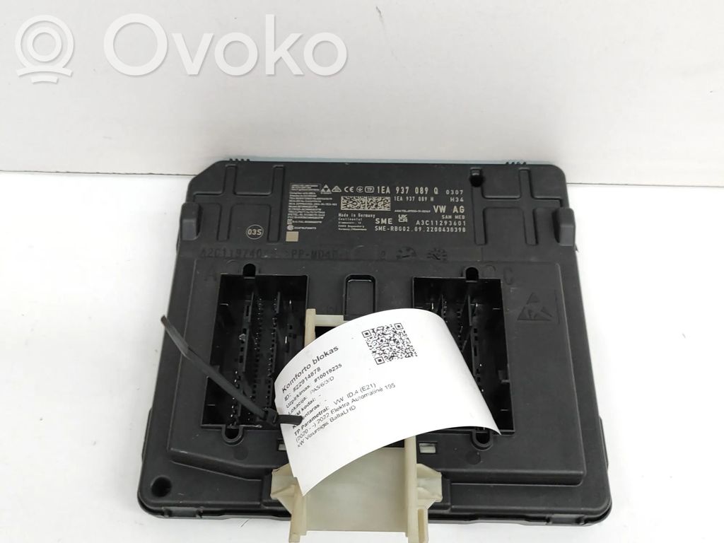 Volkswagen ID.4 Sterownik / Moduł komfortu 