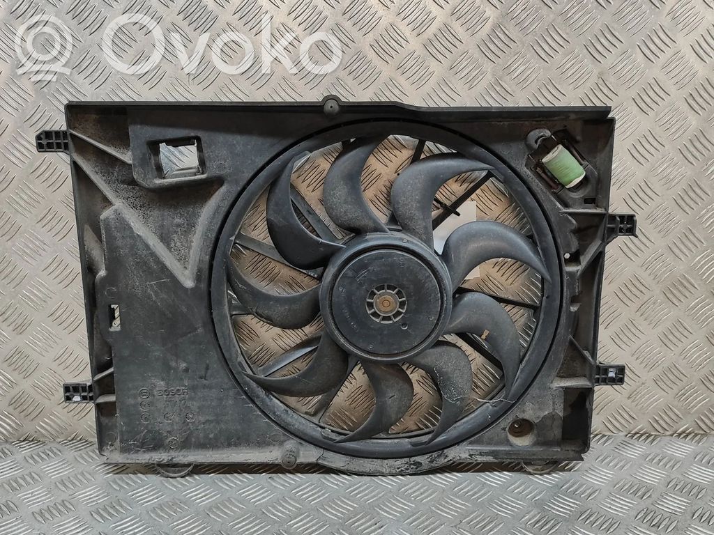 Opel Mokka Radiator cooling fan shroud 
