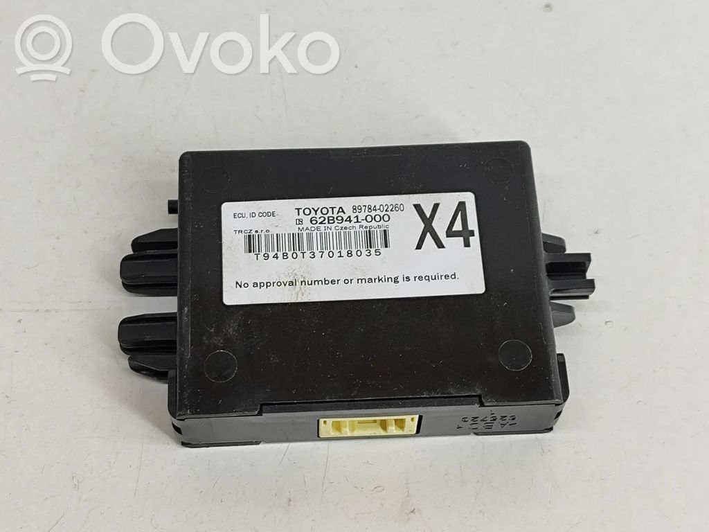 Toyota Corolla E210 E21 Unité de commande dispositif d'immobilisation 