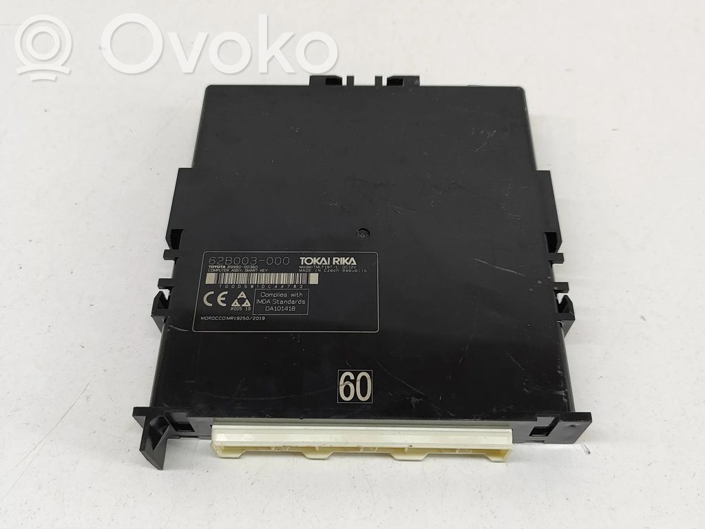 Toyota Yaris Cross Keyless (KESSY) go control unit/module 