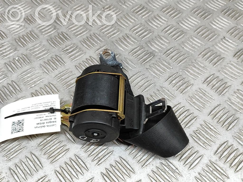 Porsche 911 996 Cinturón trasero 