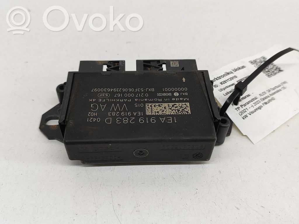 Audi Q4 Sportback e-tron Parking PDC control unit/module 