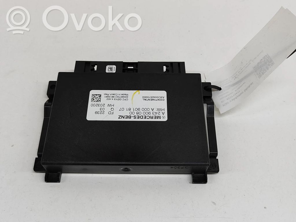 Mercedes-Benz EQB Module de contrôle de boîte de vitesses ECU 