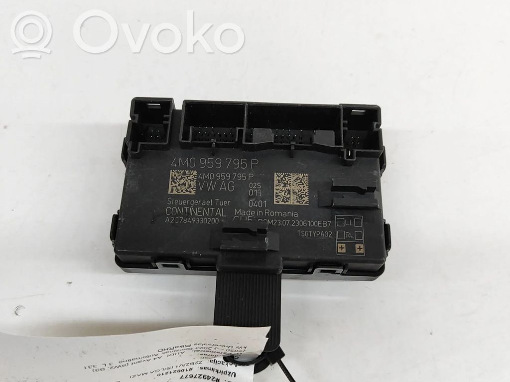 Audi A4 S4 B9 8W Unidad de control/módulo de la puerta 