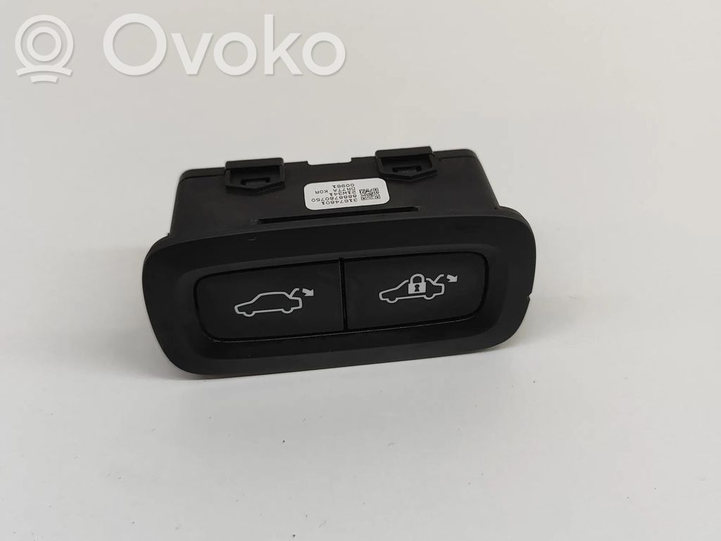Volvo XC90 Interruttore a pulsante apertura portellone posteriore/bagagliaio