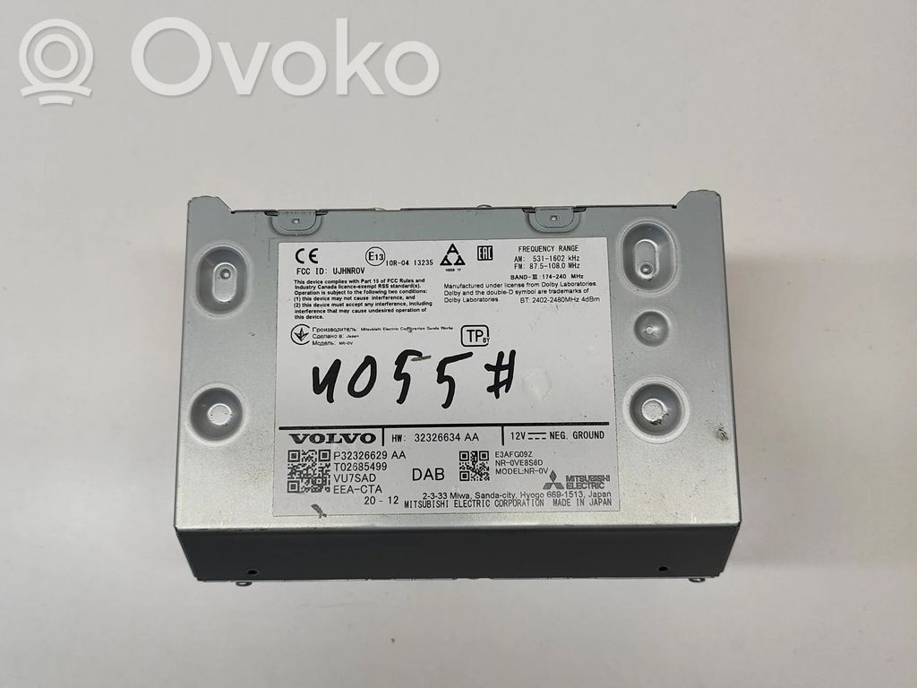 Volvo XC40 Panel / Radioodtwarzacz CD/DVD/GPS 